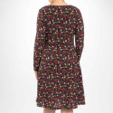 Robe imprimé fleuri extensible infroissable