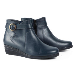 Bottines zippées flex-confort