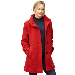 Manteau lainage Paprika