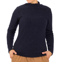 Pull maille côtelée