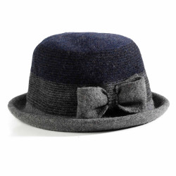 Chapeau cloche en laine