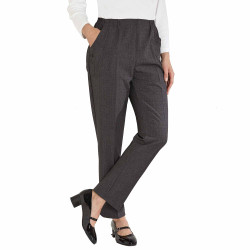 Pantalon stretch effet tweed