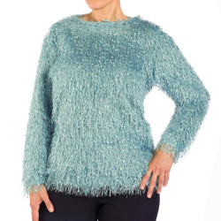 Pull maille «Plumetis»