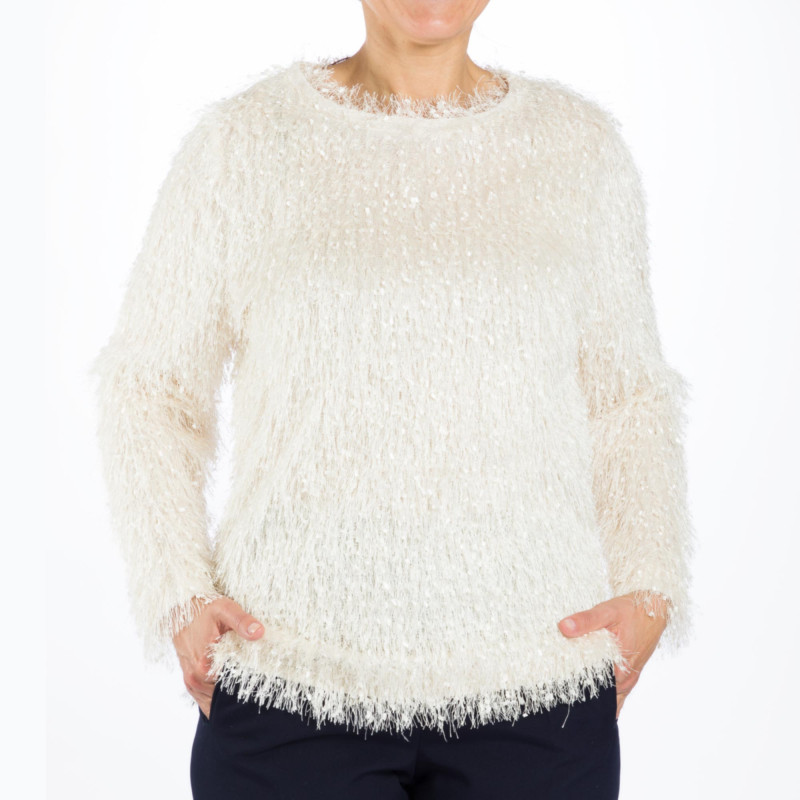 Pull maille «Plumetis»