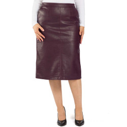 Jupe simili cuir Ophélie