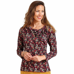 Top douceur de fleurs
