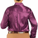 Chemisier satin améthyste