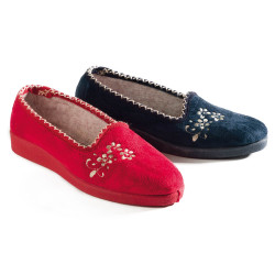 Chaussons brodés - les 2...