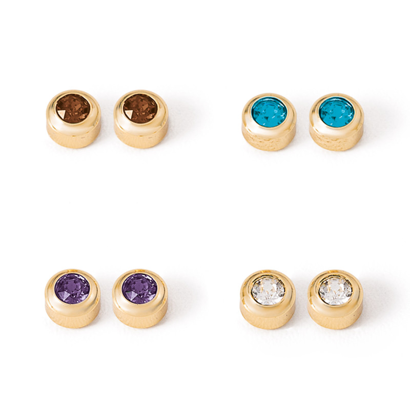 Boucles d’oreilles cristaux PRECIOSA® - les 4