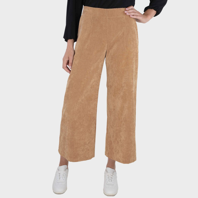 Pantalon ample en velours