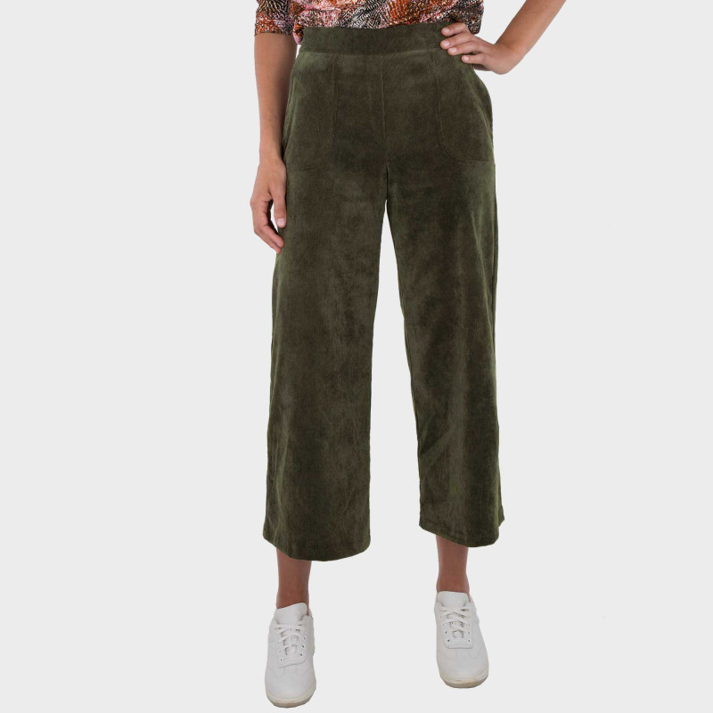 Pantalon ample en velours