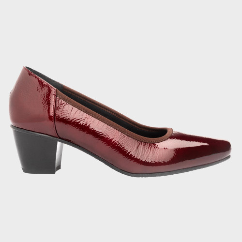 Escarpins cuir verni