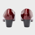 Escarpins cuir verni
