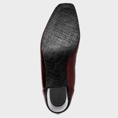 Escarpins cuir verni