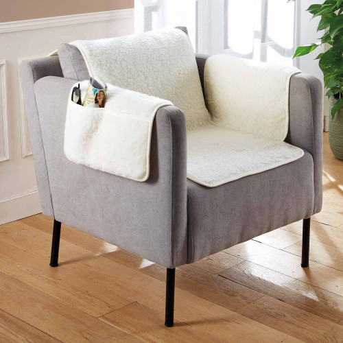 Couvre-fauteuil laine