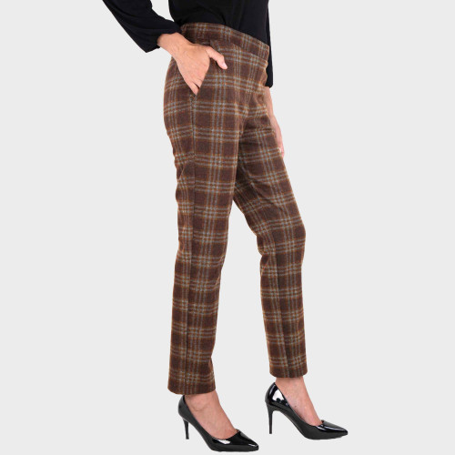 Pantalon carreaux toucher flanelle