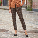 Pantalon carreaux toucher flanelle