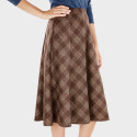 Jupe carreaux toucher flanelle