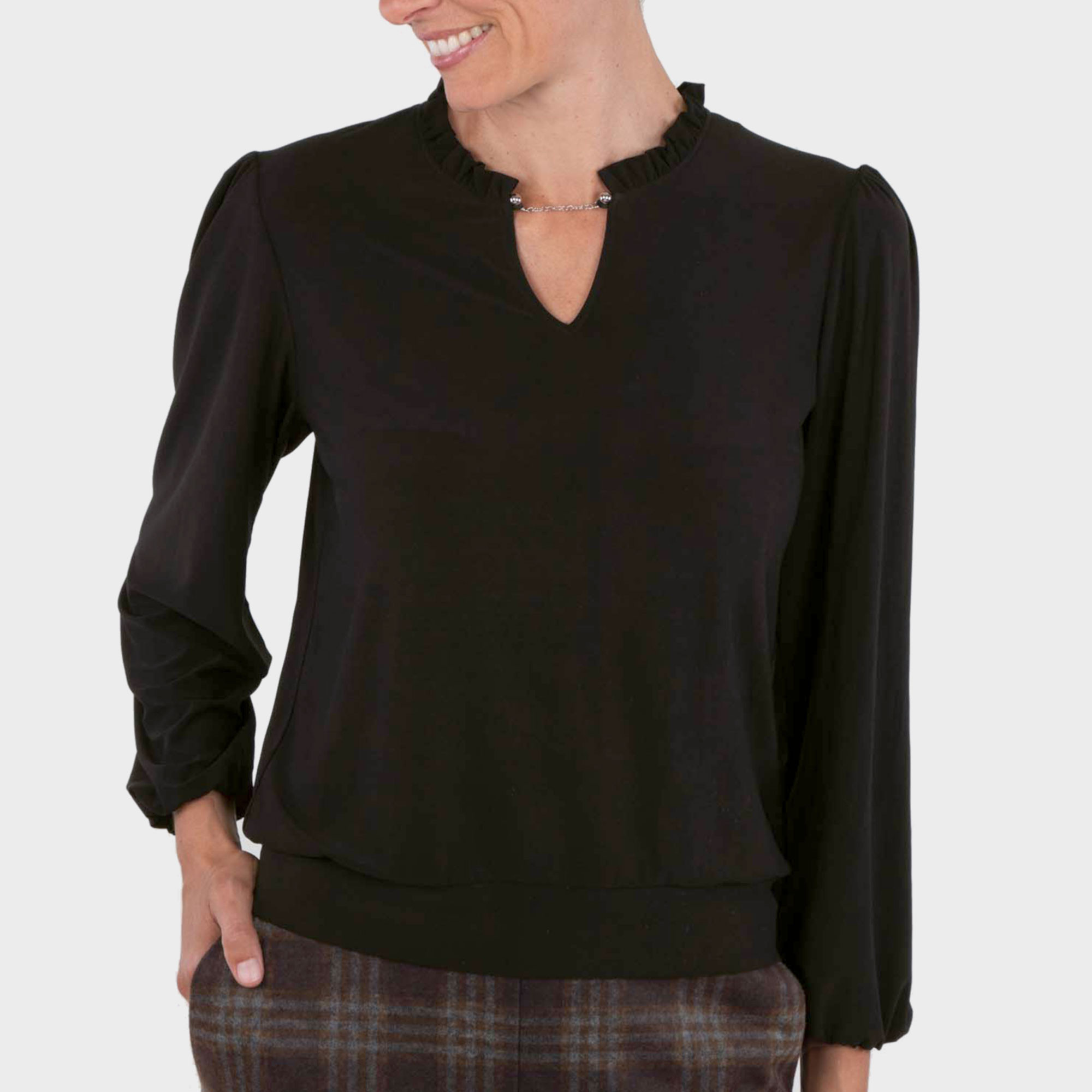 Tunique Chemisier Long Femme Next Taille 8 - Couleur Crème, Manches Courtes - Occasion En Très Bon état