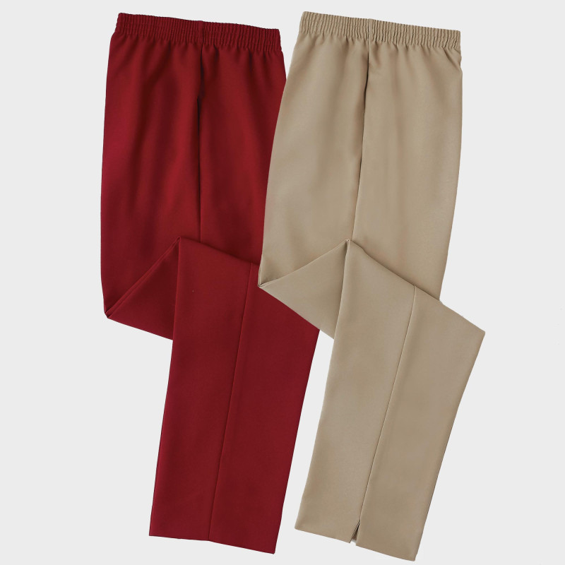 Pantalons city infroissables - les 2