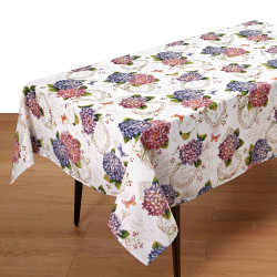 Nappe antitache Hortensia rectangle