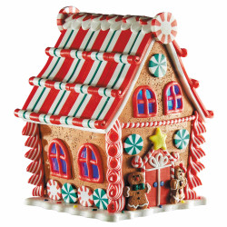 Maison pain d’épice lumineuse