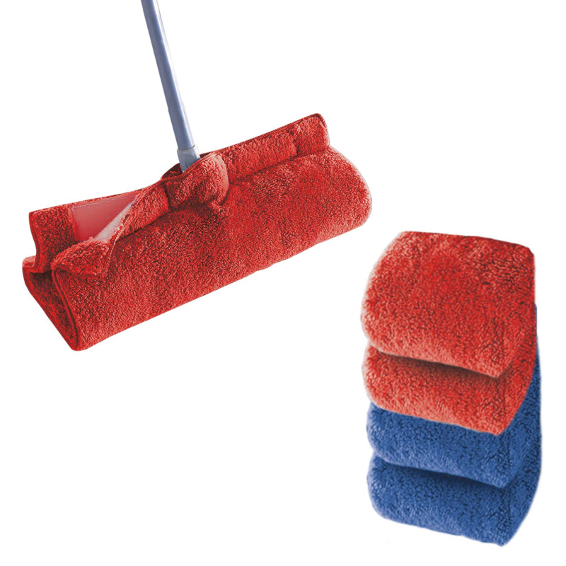 Serpillières microfibre - les 4