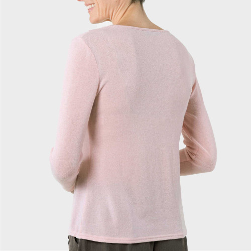 Pull encolure drapée