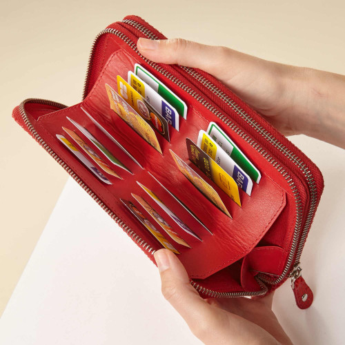 Compagnon cuir effet python