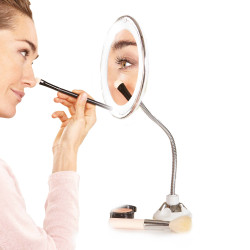 Miroir LED grossissant