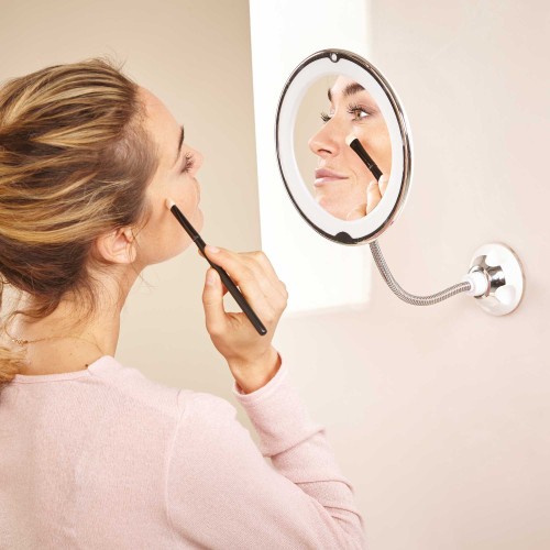 Miroir LED grossissant