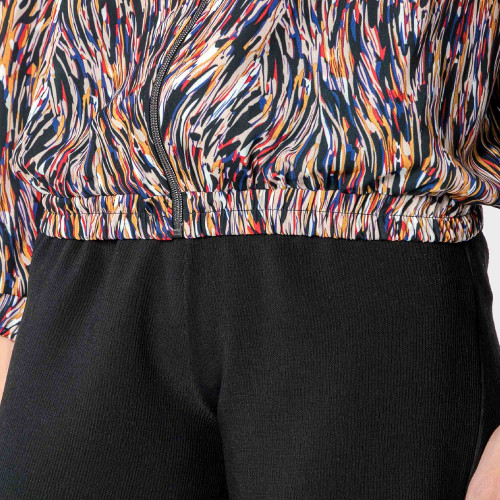 Chemisier blouson Ramages