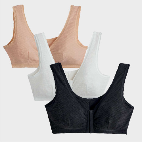 Brassières ouverture devant - les 3