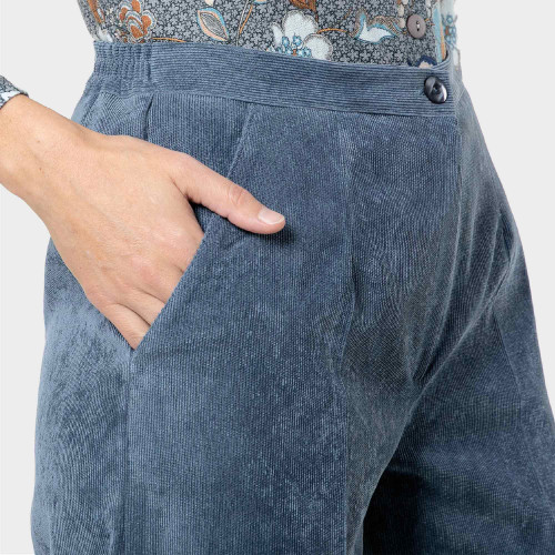 Jupe-culotte en velours