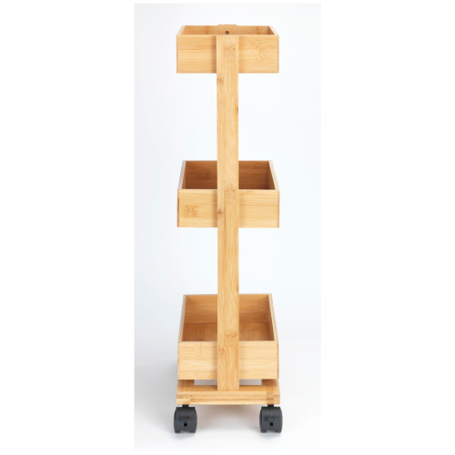 Desserte multifonction bambou