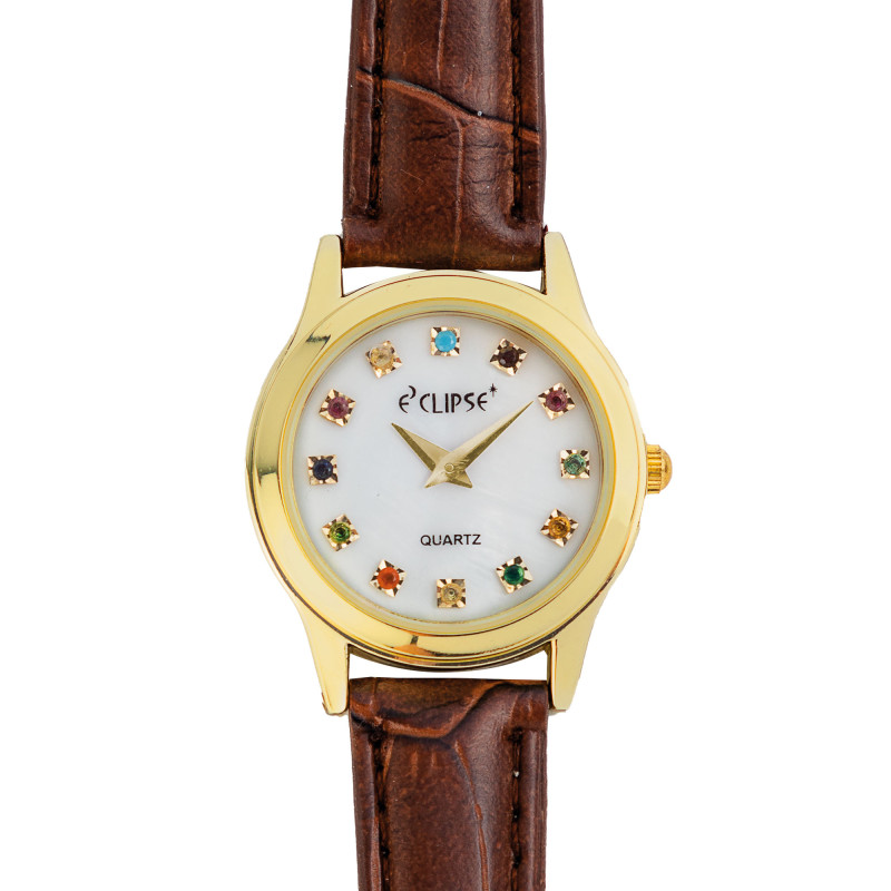 Montre pierres fines