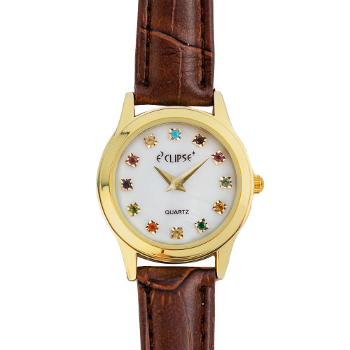 Montre pierres fines