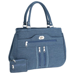 Duo sac et porte-monnaie denim