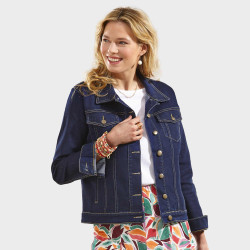 Veste denim extensible