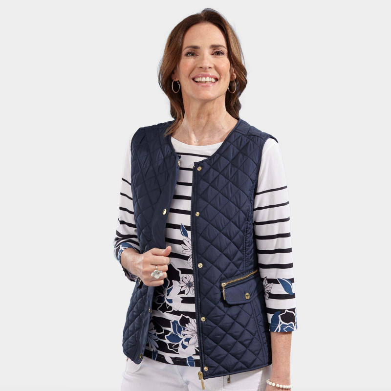 Veste matelassée sans manches