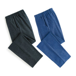 2 Pantalons détente à...