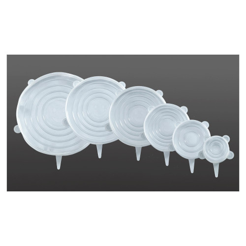 Couvercles extensibles en silicone - les 6