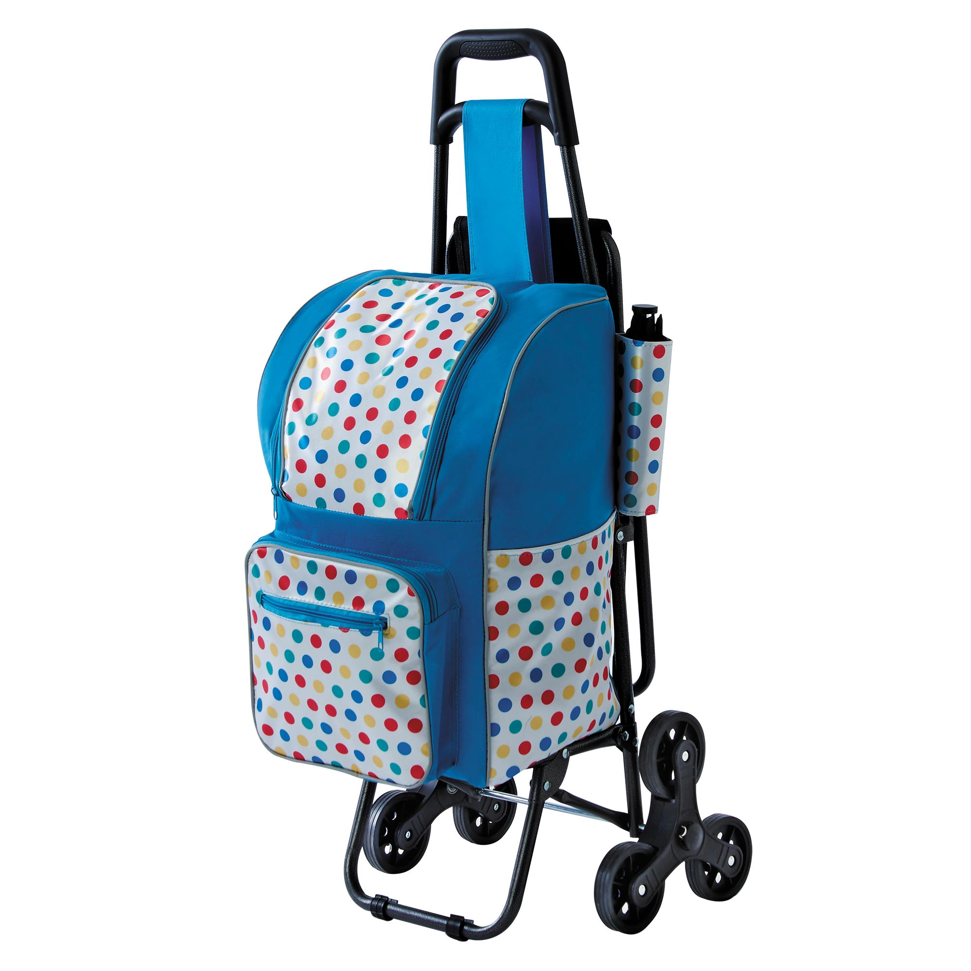 Chariot De Courses Isotherme 32 L Turquoise - Collection KINVARA - Sac Thermique Avec Roues Pour Supermarché, Plage - 6