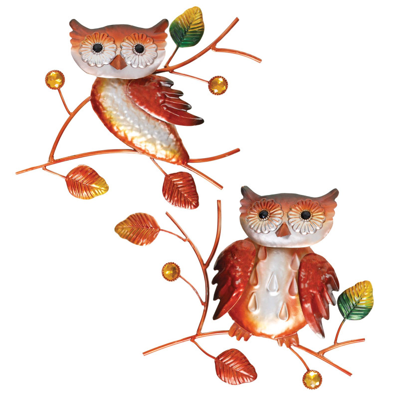 Chouettes décoratives - les 2