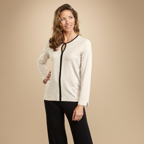 Tunique décolleté goutte