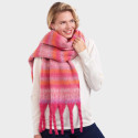 Maxi écharpe rayée