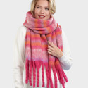 Maxi écharpe rayée