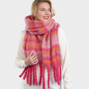 Maxi écharpe rayée