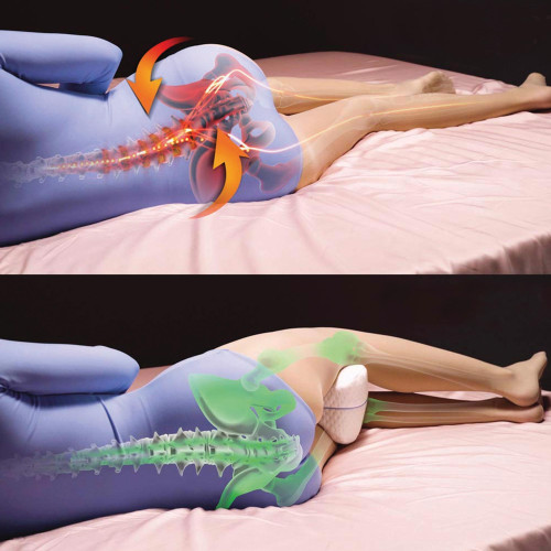 Coussin de jambes mémoire de forme