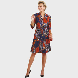 Robe-chemisier couture